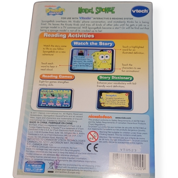 V-Reader SpongeBob Game - Picture 3 of 3